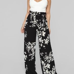 Flossie Floral Jumpsuit (wise leg)